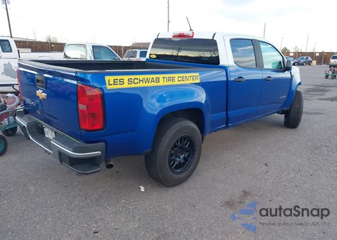 2019 Chevrolet Colorado Wt из США, поврежденный, VIN 1GCGSBEN4K1126562